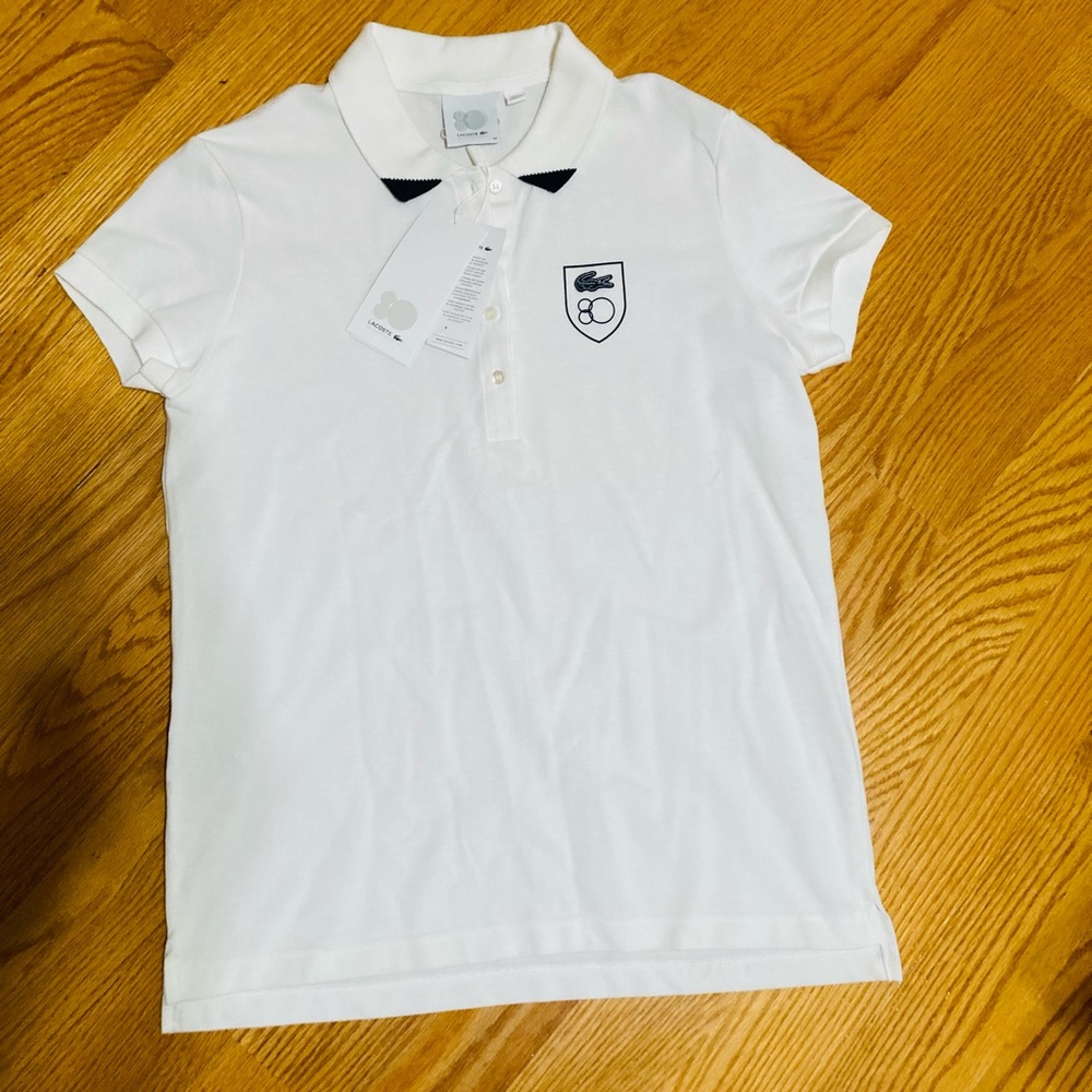 Lacoste 80th birthday edition polo shirt